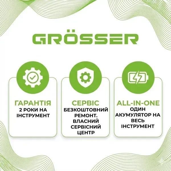 Акумуляторна батарея 20В Grosser 8A GB 208PL EXPERT M1 Series 3065270825 фото