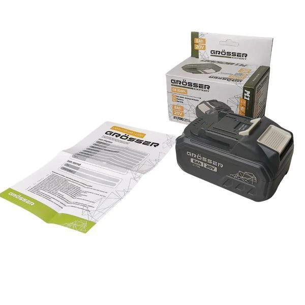Акумуляторна батарея 20В Grosser 8A GB 208PL EXPERT M1 Series 3065270825 фото