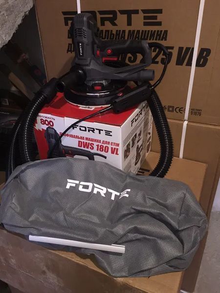 Шліфмашина для стін Forte DWS-180-VL шліфувальна машина для стін жираф 1203233311 фото