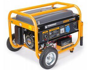 Генератор бензиновий зі стартером Powermat 3000 W 2277817874 фото