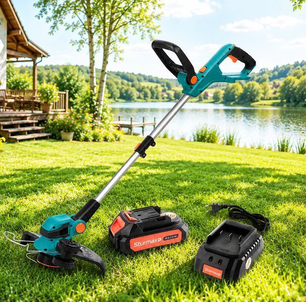 Акумуляторний тример 20В Sturmax GTM3520CR 3083528402 фото
