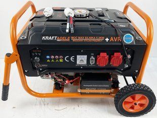 Бензиновий генератор 3500 w Kraft&Dele KD162 стартер+колеса Польща 1631424159 фото