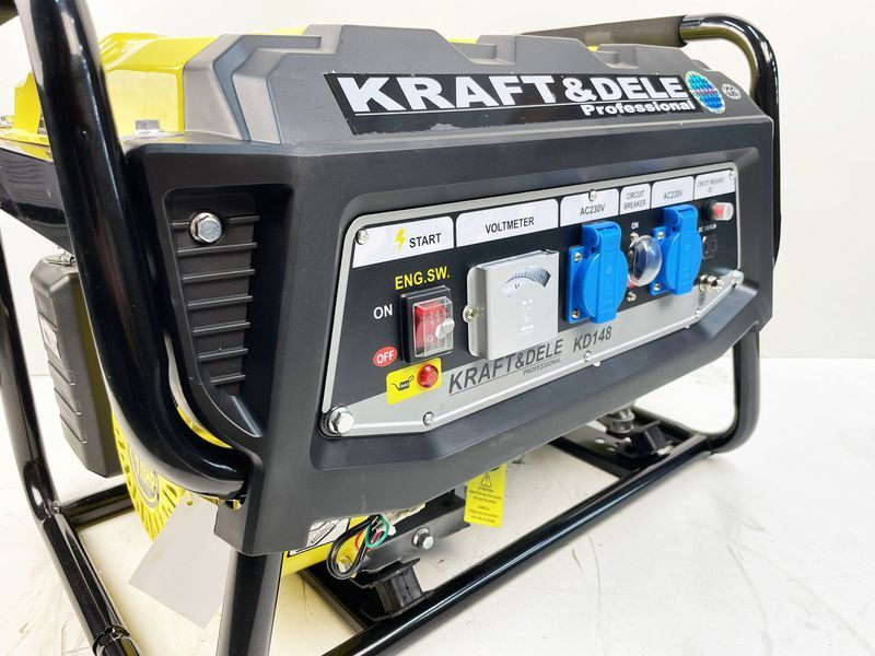 Генератор бензиновий 3000 W Kraft&Dele KD-148 бензогенератор 1636377722 фото