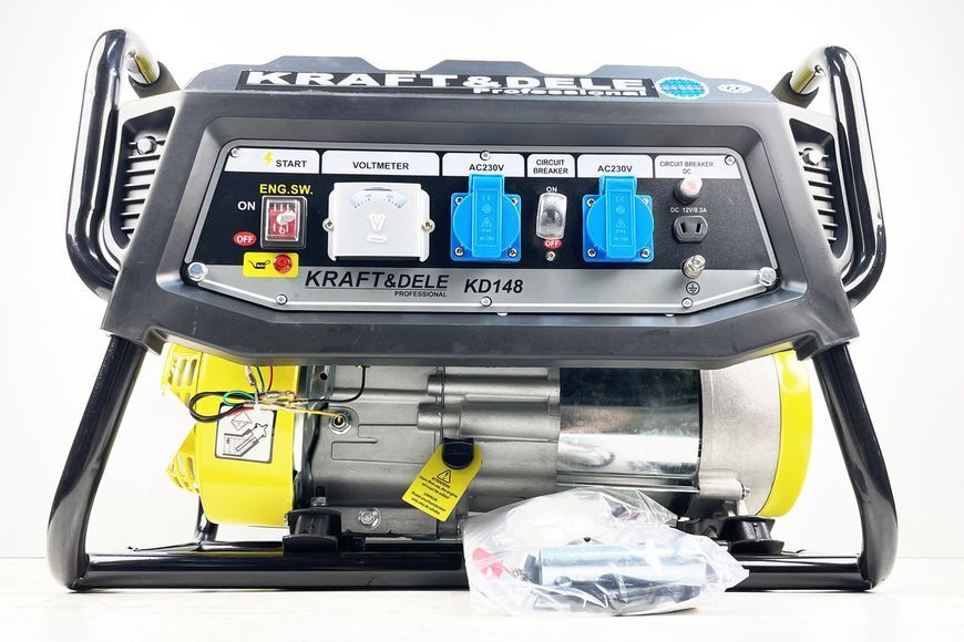 Генератор бензиновий 3000 W Kraft&Dele KD-148 бензогенератор 1636377722 фото