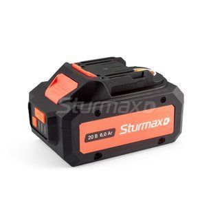 Акумуляторна батарея Li-Ion 20В 6A Sturmax CRM2006B M1 Series 2822386071 фото