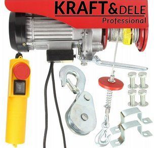 Тельфер електричний Таль 400/800 кг Kraft&Dele KD1526 Польща 2137499609 фото