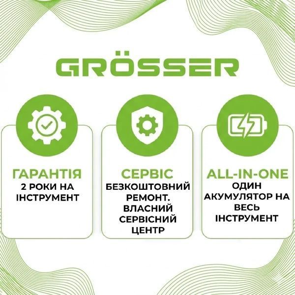 Циркулярна пила акумуляторна 185 мм, 20В Grosser GFS 180 3122874971 фото