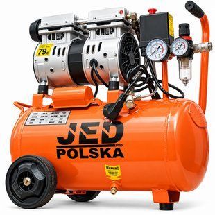 Компресор безмасляний 24 л. 230 л/хв. JED POLSKA PL241 2000W 2701737800 фото