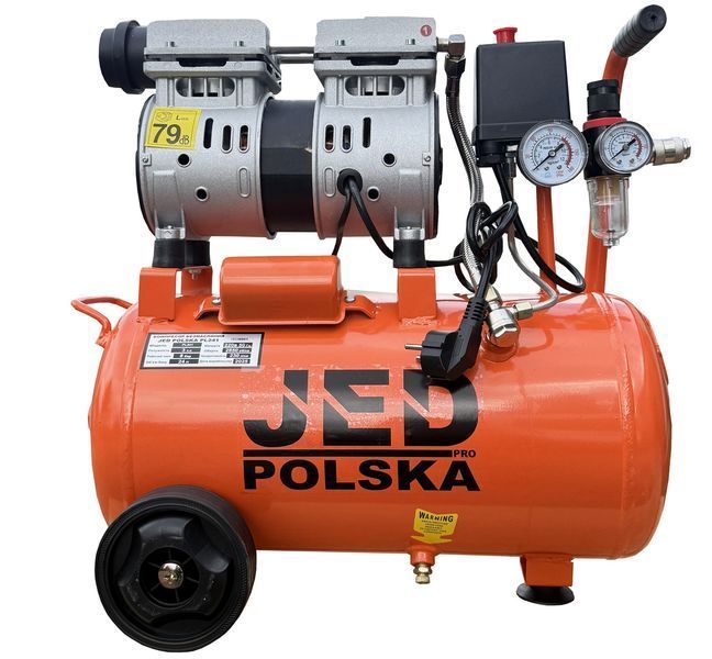 Компресор безмасляний 24 л. 230 л/хв. JED POLSKA PL241 2000W 2701737800 фото