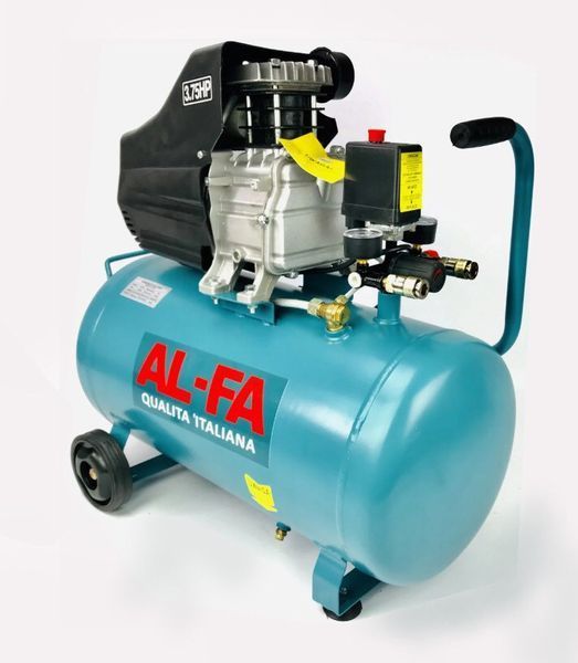 Компресор повітряний AL-FA ALC02: 2.8 кВт - 50 л. 1126437303 фото