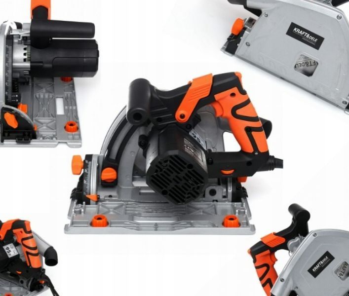Пила погружна циркулярна 1400W + Направляюча 140 см Kraft&Dele KD10195 Польща 2194691339 фото