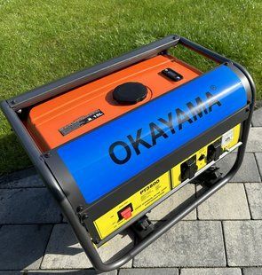 Бензогенератор OKAYAMA original 3,8 кВт PT-3800 з мідною обмоткою 1964457259 фото