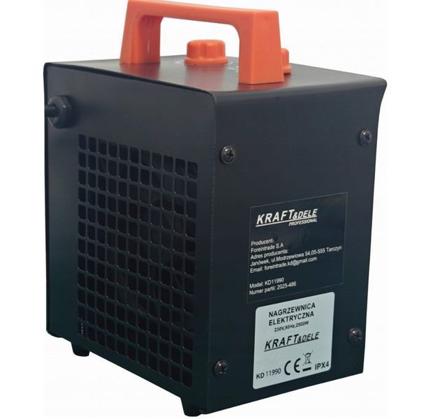 Обігрівач електричний 2.5 кВт Kraft&Dele KD11990 Польща 2866941742 фото
