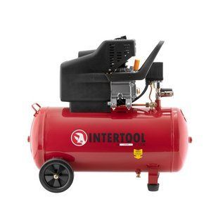 Компресор 50 л, 1.5 кВт, 220 В, 8 атм, 206 л/хв. INTERTOOL PT-0003 1387514614 фото