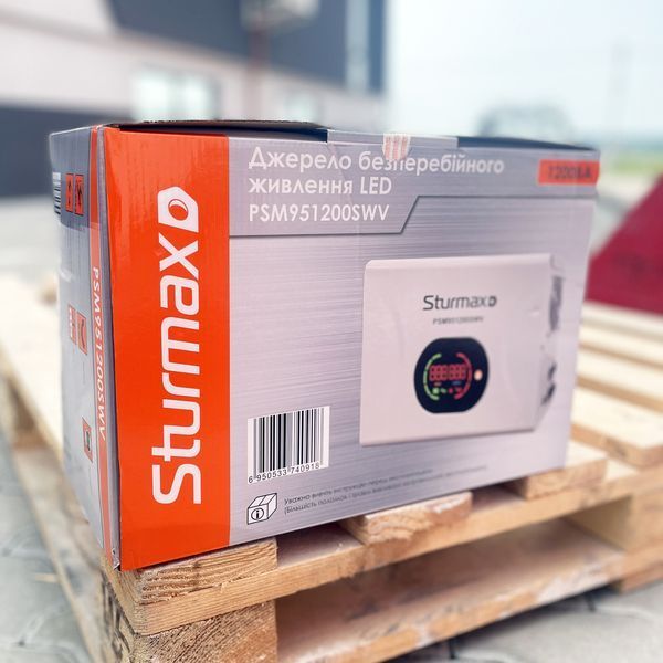 Джерело безперебійного живлення 1200 ВA LED Sturmax PSM951200SWV 2236962719 фото