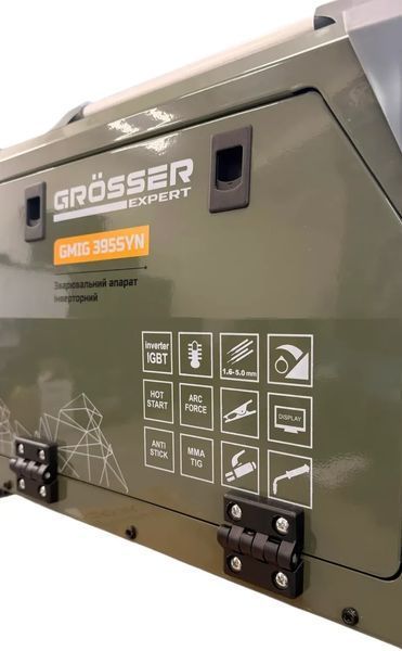 Зварювальний напівавтомат 395А, 8 кВт Gr&ouml;sser GMIG 395SYN EXPERT 3016895024 фото