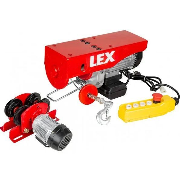 Тельфер з кареткою 300/600 кг LEX LXEH600TW 1600W 2436576506 фото